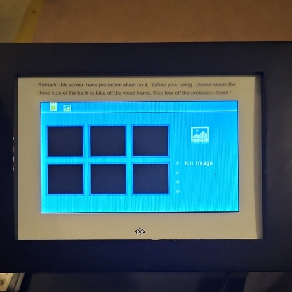 Digital Display Picture Frame Screen with Protective Sheet